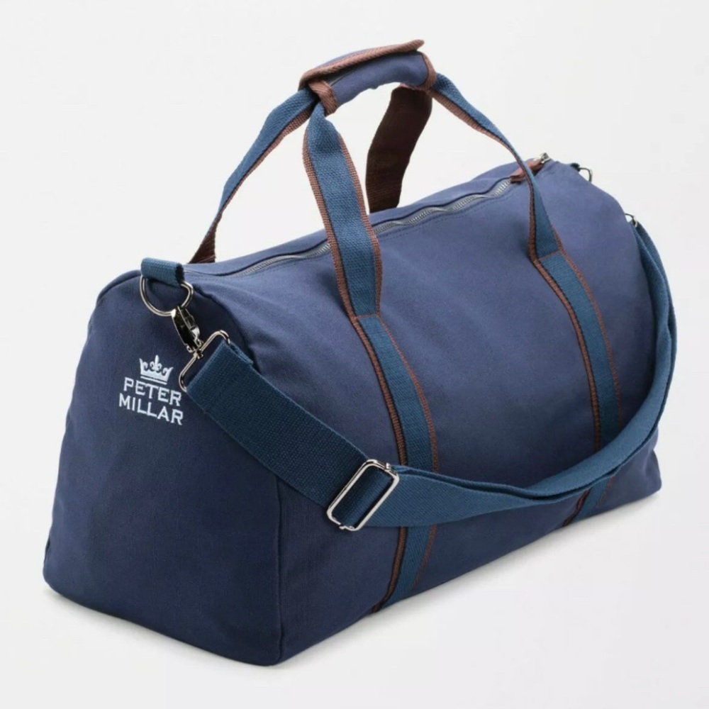Peter Millar NEW Duffle Bag NWT Navy Blue Travel